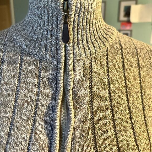 Oscar de la Renta Grey Cable Knit Sweater – Size L - Picture 8 of 8
